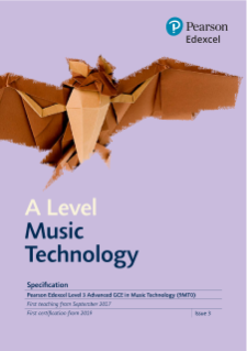 A level Music Technology (9MT0) Specification (Issue 3)